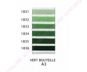 Шёлковое мулине Soie D'Alger 1836 Vert Bouteille