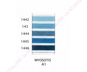 Шёлковое мулине Soie D'Alger 1446 Myosotis
