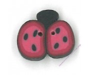 Пуговица 1103.T Крошечная клюквенная божья коровка (tiny cranberry ladybug)