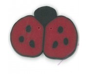 Пуговица 1104.L Большая красная божья коровка (large red ladybug)
