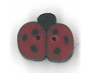 Пуговица 1104.T Крошечная красная божья коровка (tiny red ladybug)