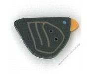 Пуговица 1106.S Маленькая чёрная птица (small black bird)