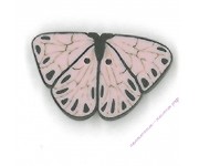 Пуговица 1144 Розовая бабочка (pink butterfly)