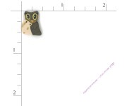 Пуговица 1187.S Маленькая сова (Small owl)