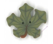 Пуговица 2277.S Маленький тыквенный лист (small pumpkin leaf)