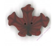 Пуговица 2280.S Маленький красный кленовый лист (small red maple leaf)