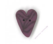 3337.S Маленькое сливовое бархатное сердце (small plum velvet heart)