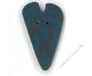 3338.L Большое синее бархатное сердце (large blue velvet heart)