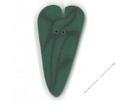 3339.X Очень большое зеленое бархатное сердце (extra large green velvet heart)