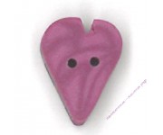 3341.S Маленькое темно-розовое бархатное сердце (small azalea velvet heart)