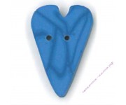 3342.M Среднее синее бархатное сердце (medium bluejay velvet heart)
