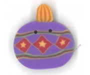 Пуговица 4452 Шар с орнаментом "звезда" (star ornament)