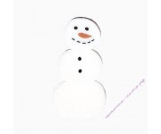 Пуговица 4485.L Большой простой снеговик (large primitive snowman)