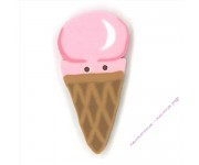 4593 Рожок с клубничным мороженым (strawberry ice cream cone)