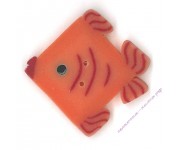 CB1021.L Большая квадратная рыба оранжевого цвета (large orange fish)