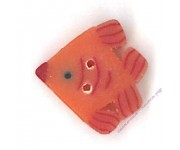 Пуговица CB1021.S Маленькая квадратная рыба оранжевого цвета (small orange fish)