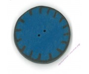 Пуговица AP1001.L Большой синий круг (large blue applique circle)