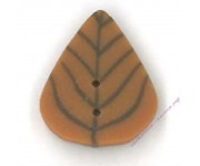 Пуговица MM1005.S Маленький листик цвета ириски (small butterscotch leaf)