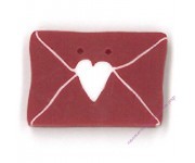Пуговица RW1000.S Маленький конверт с сердечком (small love letter)