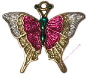 Christmas Butterfly Ornament (схема)