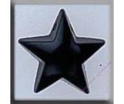 Пуговица Mill Hill 12129 Large Domed Star Black Onyx 14 мм