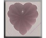Пуговица Mill Hill 12072 Frosted Starburst Heart Matte Rose