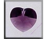 Пуговица Mill Hill 13037 Small Heart Amethyst 10.3/10 mm