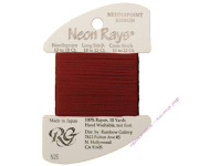 Вискозная лента RG Neon Rays N26 Burgundy