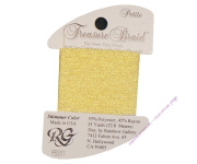 Металлизированная нить RG Treasure Braid PB201 Yellow Pearl