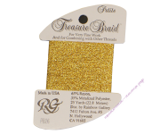 Металлизированная нить RG Treasure Braid PB26 Aztec Gold