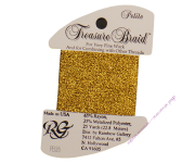 Металлизированная нить RG Treasure Braid PB35 Lite Antique Gold