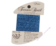 Металлизированная нить RG Treasure Braid PB38 Azure Blue