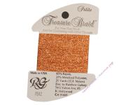 Металлизированная нить RG Treasure Braid PB42 Autumn Orange
