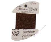 Металлизированная нить RG Treasure Braid PB49 Brown