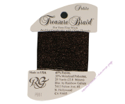 Металлизированная нить RG Treasure Braid PB51 Dark Chocolate