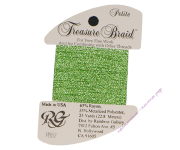 Металлизированная нить RG Treasure Braid PB52 Lighter Green