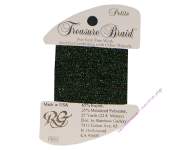 Металлизированная нить RG Treasure Braid PB53 Midnight Green