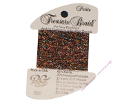 Металлизированная нить RG Treasure Braid PB68 Black Opal