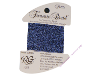 Металлизированная нить RG Treasure Braid PB69 Sapphire