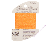 Металлизированная нить RG Treasure Braid PB76  Orange
