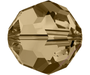 Бусина Кристалл Swarovski Crystal Golden Shadow (001 GSHA) 4 мм