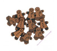 Набор пуговиц 369 Имбирные печеньки / Gingerbread Cookies