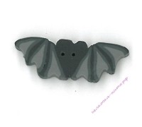 Пуговица 1102.S Маленькая чёрная летучая мышь (small black bat)