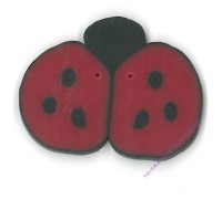 Пуговица 1104.L Большая красная божья коровка (large red ladybug)