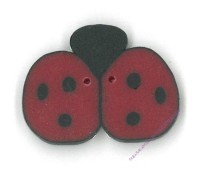 Пуговица 1104.M Средняя красная божья коровка (medium red ladybug)