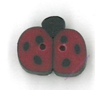 Пуговица 1104.T Крошечная красная божья коровка (tiny red ladybug)