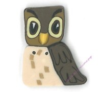 Пуговица 1187.M Средняя сова (medium owl)