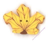 Пуговица 2274.S Маленький желтый кленовый лист (small yellow maple leaf)