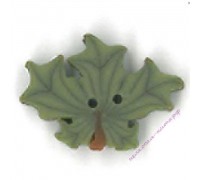Пуговица 2277.T Крошечный тыквенный лист (tiny pumpkin leaf)