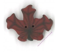 Пуговица 2280.S Маленький красный кленовый лист (small red maple leaf)